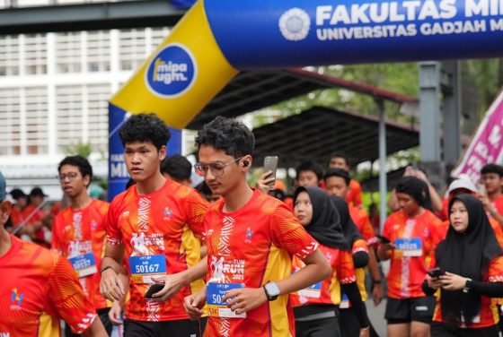FMIPA UGM Gelar MIPA Fun Run dalam Rangka Dies Natalis ke-70, Diikuti Hingga 500 Peserta