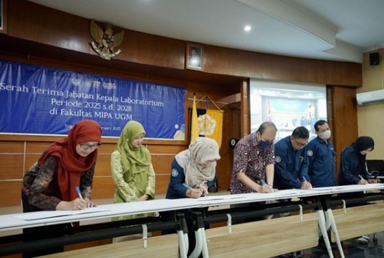 FMIPA UGM Gelar Serah Terima Jabatan Kepala Laboratorium untuk Mendorong Peningkatan Capaian Periode 2025-2028