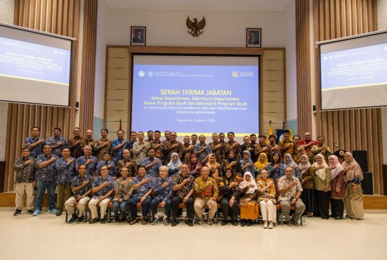 FMIPA UGM Gelar Serah Terima Jabatan Struktural Departemen