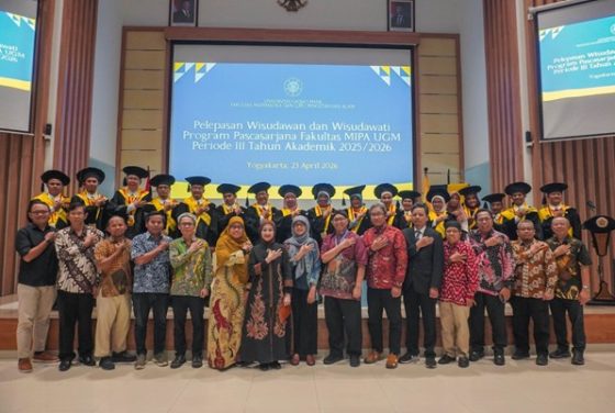 Pelepasan Wisudawan dan Wisudawati Program Pascasarjana Periode III Tahun Akademik 2025/2026 Fakultas MIPA UGM