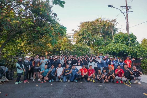 SyawalRun FMIPA UGM Sukses Digelar, Hadirkan Acara Lari Sehat yang Unik Pakai Lintasan GPS Art Cat